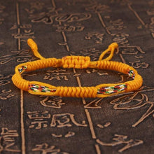 Load image into Gallery viewer, National Style Lucky Red String Bracelet Handmade Braided Knot Charm Bracelets For Women Men Red Bracelet Protection Red Cord Bracelet Adjustable Braided Knot Bracelet
