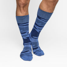 Load image into Gallery viewer, Navy Camo Socks 2-Pack
