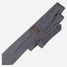 Load image into Gallery viewer, Palio - Printed Silk Tie - Navy
