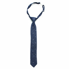 Load image into Gallery viewer, Navy Dot Boys Tie

