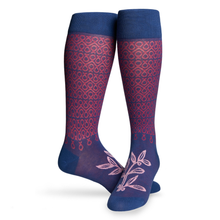 Load image into Gallery viewer, NBCF - Blue with Dark Pink Connected Ribbons
