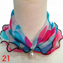 Load image into Gallery viewer, Neck Collars Fashion Scarves for Women And Girls Print Satin Silk Scarf Female Bandana Head Bib Scarfs For Ladies
