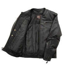 Load image into Gallery viewer, Nemesis Men's Motorcycle Leather Jacket
