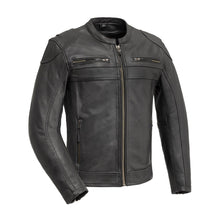 Load image into Gallery viewer, Nemesis Men's Motorcycle Leather Jacket
