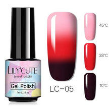 Load image into Gallery viewer, New 2022Fashion  Womens 3-layers Color Changing Gel Nail Polish Long Lasting UV Chameleon Popular Colorful Design For Womens and Girls
