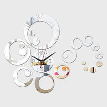 Load image into Gallery viewer, New 3D Acrylic Mirror Home Decoration Wall Clock Acrylic Mute Wall Clock Adjustable Silent Wall Art Clocks Home Decorations for Living Room Bedroom Farmhouse Watch Large Decorative Quartz Living Room Modern Wall sticker
