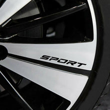 Load image into Gallery viewer, New 4 Pcs Car Sticker Sports Font Car Body Sticker Auto Door Rims Wheel Hub Racing Decal Exterior Accessories Auto Products Sport Reflect Light Car Decal Sticker Wheels Rims Racing Car Sticker Emblem Logo Car Door Rims Wheel Hub Decal Auto Accessories
