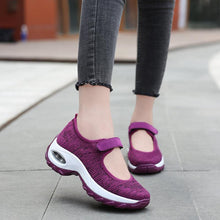 Load image into Gallery viewer, New Air Cushion Flat Shoes Women Mesh Sneakers Breathable Women Shoes Increase Casual Shoes Air Cushion Woman Mesh Sneakers Breathable Flats Womens Shoes
