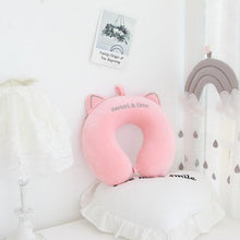 Load image into Gallery viewer, New Animal Memory Cotton U-shaped Pillow Car Neck Pillow Noon Rest Pillow Plane Travel PillowKids Neck  Travel Pillows Cute U-Shaped Animal Pillow for Cars Planes Boys Girls Child Gift Ideas

