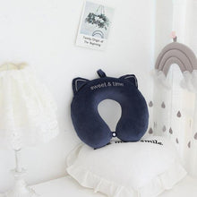 Load image into Gallery viewer, New Animal Memory Cotton U-shaped Pillow Car Neck Pillow Noon Rest Pillow Plane Travel PillowKids Neck  Travel Pillows Cute U-Shaped Animal Pillow for Cars Planes Boys Girls Child Gift Ideas
