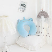 Load image into Gallery viewer, New Animal Memory Cotton U-shaped Pillow Car Neck Pillow Noon Rest Pillow Plane Travel PillowKids Neck  Travel Pillows Cute U-Shaped Animal Pillow for Cars Planes Boys Girls Child Gift Ideas
