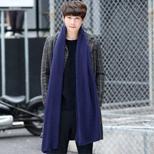 Load image into Gallery viewer, NEW Arrived Men's Fashion Winter Soft Long Thick Warm Scarf Lightweight Knit Spring Unisex Soft Scarves Size Elegant Male Cashmere Neckerchief Warmer Scarves For Men Women
