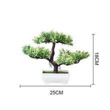 Load image into Gallery viewer, New Artificial Plants Pine Bonsai Potted  Decorative Green Small Trees Fake Flowers Ornament For Home Garden Decoration
