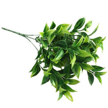 Load image into Gallery viewer, New Artificial Shrubs Boston Fern Grass Fake Green Bushes Indoor Outdoor UV Resistant Indoor Outside For Home Garden Porch Window Décor
