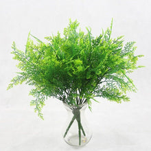 Load image into Gallery viewer, New Artificial Shrubs Boston Fern Grass Fake Green Bushes Indoor Outdoor UV Resistant Indoor Outside For Home Garden Porch Window Décor
