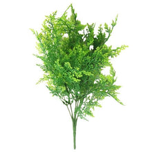 Load image into Gallery viewer, New Artificial Shrubs Boston Fern Grass Fake Green Bushes Indoor Outdoor UV Resistant Indoor Outside For Home Garden Porch Window Décor

