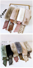 Load image into Gallery viewer, New Autumn Winter Fashion Soft Faux Fur Crochet Knitted  Neck Warmer Elastic Neck Gaiter Head Wrap Lightweight Scarf Collar Neck Elegant Warmer Scarves for Women

