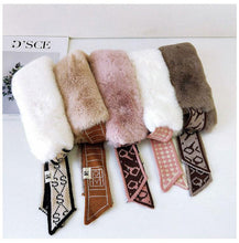 Load image into Gallery viewer, New Autumn Winter Fashion Soft Faux Fur Crochet Knitted  Neck Warmer Elastic Neck Gaiter Head Wrap Lightweight Scarf Collar Neck Elegant Warmer Scarves for Women
