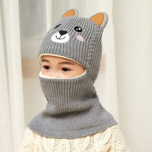 Load image into Gallery viewer, New Baby Girl Winter Hat Warm Bear Skellies Beanies Knitted Cap Kids Balaclava Mask Hats Gorgas Toddler Winter Hat, Baby Winter Hat, Fleece Lined Girls Boys Winter Hat  Kids Winter Hat Scarf Earflap Hood Skull Caps
