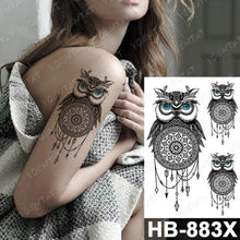 Load image into Gallery viewer, New Big Butterfly Waterproof Temporary Sticker Tattoo Elegant Black Colorful Tattoos Rose For Women Men
