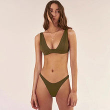 Load image into Gallery viewer, New Bikini Solid Swimsuit Women Swimwear Push Up Bikini Set Bathing Suit Summer Beach Wear Swimming Suit Two Piece Swimsuits Swimming Beachwear For Bathing Suit
