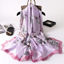 Load image into Gallery viewer, New Brand Designer Luxury  Winter Long Silk Scarf Shawls Wraps Print Cotton Scarf Stylish Head Wraps Scarves Hijabs Neck Scarves Lady Hijab For Female
