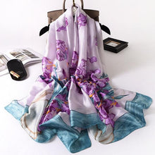 Load image into Gallery viewer, New Brand Designer Luxury  Winter Long Silk Scarf Shawls Wraps Print Cotton Scarf Stylish Head Wraps Scarves Hijabs Neck Scarves Lady Hijab For Female
