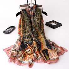 Load image into Gallery viewer, New Brand Designer Luxury  Winter Long Silk Scarf Shawls Wraps Print Cotton Scarf Stylish Head Wraps Scarves Hijabs Neck Scarves Lady Hijab For Female
