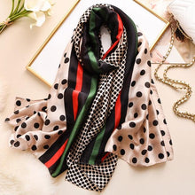 Load image into Gallery viewer, New Brand Designer Luxury  Winter Long Silk Scarf Shawls Wraps Print Cotton Scarf Stylish Head Wraps Scarves Hijabs Neck Scarves Lady Hijab For Female
