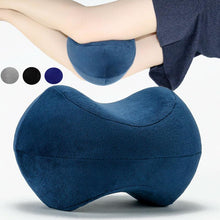 Load image into Gallery viewer, New Brand Memory Foam Knee Pillow Orthopedic Leg Pillow Bed Cushion Support Pain Relief Protect Knee Legs Orthopedic Knee Pillow for Sciatica Relief Back Pain Leg Pain Pregnancy Hip Joint Pain Soothing Pain Relief for Sciatica Back Hips Knees Joints
