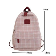 Load image into Gallery viewer, New Casual School Bag For Women And Girls Stylish Backpack Striped Book Packbags for Teenage
