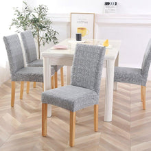 Load image into Gallery viewer, New Chair Covers Spandex Stretch Chair Covers Dining Slipcover Decorative Chair Cover floral For Kitchen Wedding Banquet Hotel Stretch Armless Chair Slipcover for Dining Room Seat Cushion, Spandex Kitchen Parson Chair Protector Cover, Removable &amp; Washable
