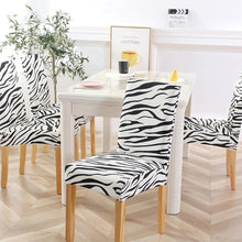 Load image into Gallery viewer, New Chair Covers Spandex Stretch Chair Covers Dining Slipcover Decorative Chair Cover floral For Kitchen Wedding Banquet Hotel Stretch Armless Chair Slipcover for Dining Room Seat Cushion, Spandex Kitchen Parson Chair Protector Cover, Removable &amp; Washable
