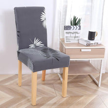 Load image into Gallery viewer, New Chair Covers Spandex Stretch Chair Covers Dining Slipcover Decorative Chair Cover floral For Kitchen Wedding Banquet Hotel Stretch Armless Chair Slipcover for Dining Room Seat Cushion, Spandex Kitchen Parson Chair Protector Cover, Removable &amp; Washable
