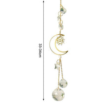 Load image into Gallery viewer, New Crystal Guardian Angel Wing  Sun-catcher Car Charm For Rear View Mirror Clear Window Rainbow Maker Collection With Crystal Wind Chimes For Home Garden Hanging Decoration Photography Prop
