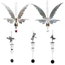 Load image into Gallery viewer, New Crystal Guardian Angel Wing  Sun-catcher Car Charm For Rear View Mirror Clear Window Rainbow Maker Collection With Crystal Wind Chimes For Home Garden Hanging Decoration Photography Prop
