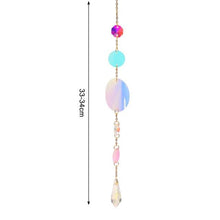 Load image into Gallery viewer, New Crystal Guardian Angel Wing  Sun-catcher Car Charm For Rear View Mirror Clear Window Rainbow Maker Collection With Crystal Wind Chimes For Home Garden Hanging Decoration Photography Prop
