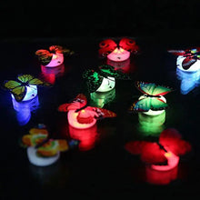 Load image into Gallery viewer, New Dazzling Colorful Luminous Butterfly LED Night Light Wedding Decorative Lamp Stickers Children Small Gifts TOYS game Battery Operated
