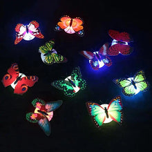 Load image into Gallery viewer, New Dazzling Colorful Luminous Butterfly LED Night Light Wedding Decorative Lamp Stickers Children Small Gifts TOYS game Battery Operated
