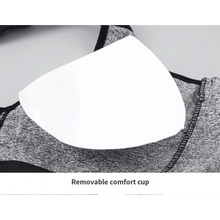 Load image into Gallery viewer, New Dazzling Sports Bra Crop Top Fitness Women Sportswear Feminine Workout Top Bras For Gym Female Underwear Running Push up Yoga Top
