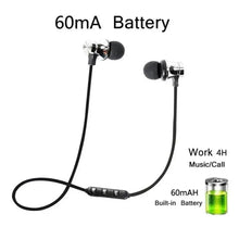 Load image into Gallery viewer, Magnetic Wireless Bluetooth Earphone Music Neckband Sports Earphones For Running &amp; Workout
