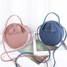 Load image into Gallery viewer, Small Circular Bag For Women And Girls Fashionable Single Shoulder Slung Mobile Phone Ladies Purse Women's Crossbody Messenger Gift Bags
