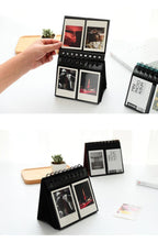 Load image into Gallery viewer, New Desktop Mini  Standing Polaroid Photo Album Scrapbooking Photocards album for cards stamps Photo Frame Instar Tabletop Flip Calendar Photo Album Gifts For Everyone
