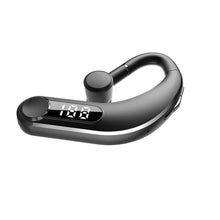 Load image into Gallery viewer, New Digital Display Wireless Single Ear Headset Bluetooth-compatible Earphone 5.2 Long Standby Time LED Power Digital Display Earphone Elegant Design Improved Comfort Long Range Wireless Hands Free Earphone For Drivers Canceling Headphones For Business
