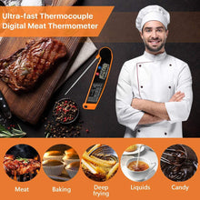 Load image into Gallery viewer, New Digital Kitchen Food Thermometer For Meat Water Milk Cooking Food Probe BBQ Electronic Oven Thermometer Food Thermometer Waterproof Probe With Backlit Sensing Kitchen Cooking Food Thermometer For Meat Water Milk Cooking Food BBQ  Kitchen Tools
