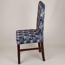 Load image into Gallery viewer, New Elastic Spandex Fibre  Chair Cover For Wedding Banquet Hotel Antifouling Fiber Standard Office European Stretch Spandex Removable Washable Dining Chair Protector Slipcovers for Hotel Dining Room Ceremony Banquet Wedding Party
