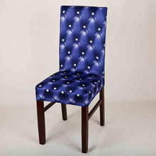 Load image into Gallery viewer, New Elastic Spandex Fibre  Chair Cover For Wedding Banquet Hotel Antifouling Fiber Standard Office European Stretch Spandex Removable Washable Dining Chair Protector Slipcovers for Hotel Dining Room Ceremony Banquet Wedding Party
