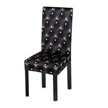 Load image into Gallery viewer, New Elastic Spandex Fibre  Chair Cover For Wedding Banquet Hotel Antifouling Fiber Standard Office European Stretch Spandex Removable Washable Dining Chair Protector Slipcovers for Hotel Dining Room Ceremony Banquet Wedding Party
