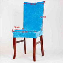 Load image into Gallery viewer, New Elastic Spandex Fibre  Chair Cover For Wedding Banquet Hotel Antifouling Fiber Standard Office European Stretch Spandex Removable Washable Dining Chair Protector Slipcovers for Hotel Dining Room Ceremony Banquet Wedding Party
