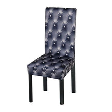 Load image into Gallery viewer, New Elastic Spandex Fibre  Chair Cover For Wedding Banquet Hotel Antifouling Fiber Standard Office European Stretch Spandex Removable Washable Dining Chair Protector Slipcovers for Hotel Dining Room Ceremony Banquet Wedding Party
